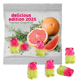 Vegane Thymian-Grapefruit Bärchen bedrucken, Art.-Nr. 110714802