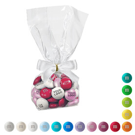 Personalisierte M&amp;amp;M&amp;#039;S® Tüte m. Schleife, 40 g bedrucken, Art.-Nr. 110734020