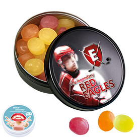 Black/White Dose Fruchtbonbons bedrucken, Art.-Nr. 110764001
