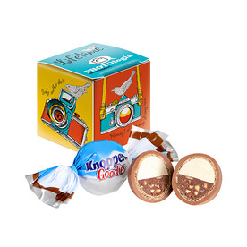 Mini Promo-Würfel Knoppers Goodies bedrucken, Art.-Nr. 110775070
