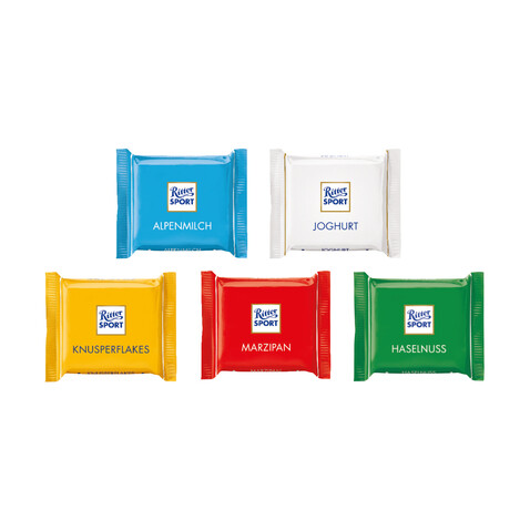RITTER SPORT „MINI”, 10ER bedrucken, Art.-Nr. 91150 RITTER SPORT „MINI”, 10ER bedrucken, Art.-Nr. 91150