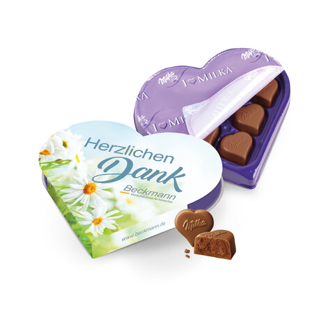 I LOVE MILKA HERZ bedrucken, Art.-Nr. 91234 I LOVE MILKA HERZ bedrucken, Art.-Nr. 91234