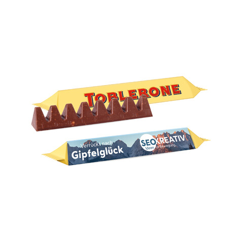 TOBLERONE RIEGEL, 35 G bedrucken, Art.-Nr. 91256 TOBLERONE RIEGEL, 35 G bedrucken, Art.-Nr. 91256