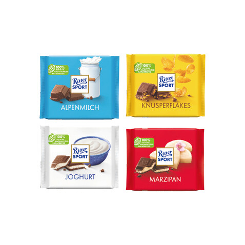 RITTER SPORT MIT WERBEBANDEROLE bedrucken, Art.-Nr. 91296 RITTER SPORT MIT WERBEBANDEROLE bedrucken, Art.-Nr. 91296