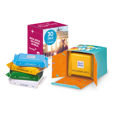 RITTER SPORT „MINI”, 5ER bedrucken, Art.-Nr. 91321 RITTER SPORT „MINI”, 5ER bedrucken, Art.-Nr. 91321
