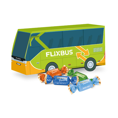 3D PRÄSENT „BUS” bedrucken, Art.-Nr. 91577 3D PRÄSENT „BUS” bedrucken, Art.-Nr. 91577