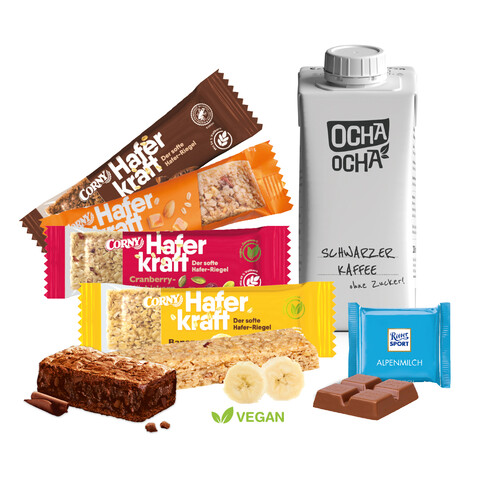 SNACK PACK „KLEINE PAUSE” bedrucken, Art.-Nr. 91633 SNACK PACK „KLEINE PAUSE” bedrucken, Art.-Nr. 91633