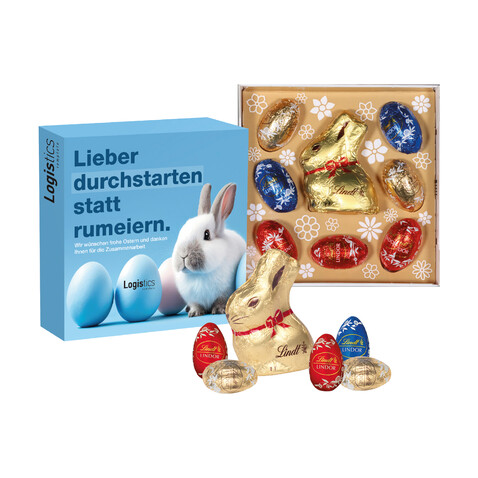 KLEINER OSTERGRUß VON LINDT bedrucken, Art.-Nr. 94521 KLEINER OSTERGRUß VON LINDT bedrucken, Art.-Nr. 94521