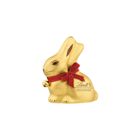 LINDT GOLDHASE IN WERBEKARTONAGE, 100 g bedrucken, Art.-Nr. 94539 LINDT GOLDHASE IN WERBEKARTONAGE, 100 g bedrucken, Art.-Nr. 94539