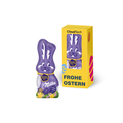 MILKA SCHMUNZELHASE IN DER WERBEBOX, 15 g bedrucken, Art.-Nr. 94577 MILKA SCHMUNZELHASE IN DER WERBEBOX, 15 g bedrucken, Art.-Nr. 94577