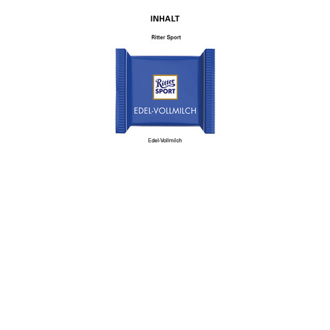 Express Schokolade, Ritter SPORT mini Edelvollmilch bedrucken, Art.-Nr. 1004.00001 Express Schokolade, Ritter SPORT mini Edelvollmilch bedrucken, Art.-Nr. 1004.00001
