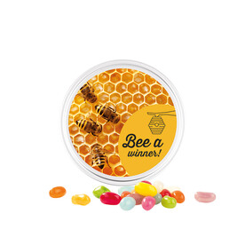 Midi Dose, weiß, American Style Jelly Beans bedrucken, Art.-Nr. 1017.00033