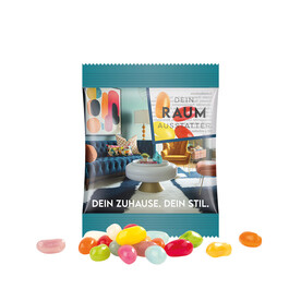 Minitüte, 10 g, Folie transparent, Jelly Beans bedrucken, Art.-Nr. 1021.00380