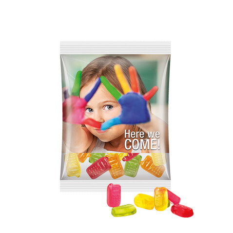 Maxitüte, Folie transparent, Trolli Fruchtgummi Handy bedrucken, Art.-Nr. 1024.00023 Maxitüte, Folie transparent, Trolli Fruchtgummi Handy bedrucken, Art.-Nr. 1024.00023