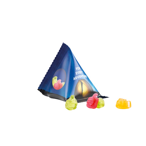 Fruchtgummi Tetraeder, Folie transparent, Trolli Fruchtgummi Daumen bedrucken, Art.-Nr. 1027.00030 Fruchtgummi Tetraeder, Folie transparent, Trolli Fruchtgummi Daumen bedrucken, Art.-Nr. 1027.00030