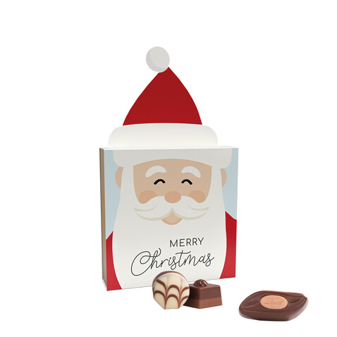 Lindt Präsent im Werbeschuber "Weihnachtsmütze", Lindt Mini Pralinés bedrucken, Art.-Nr. 1057.00014 Lindt Präsent im Werbeschuber "Weihnachtsmütze", Lindt Mini Pralinés bedrucken, Art.-Nr. 1057.00014