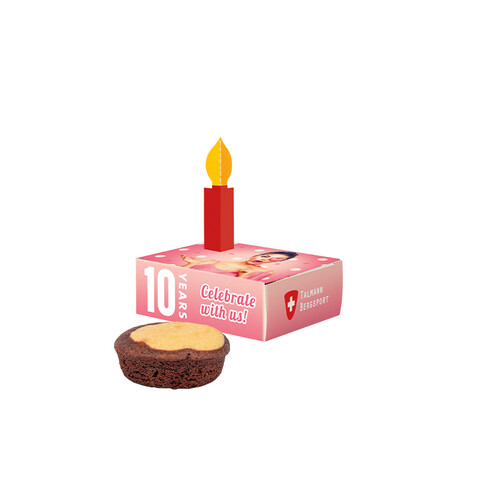 Minikuchen in Werbebox, Bahlsen Kuchensnack Marmor bedrucken, Art.-Nr. 1061.00001 Minikuchen in Werbebox, Bahlsen Kuchensnack Marmor bedrucken, Art.-Nr. 1061.00001
