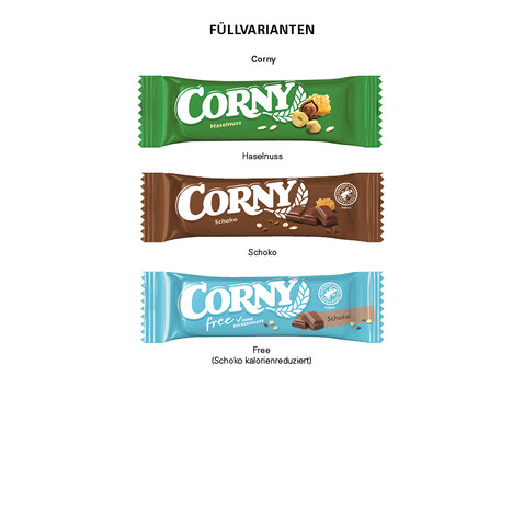 Corny Müsliriegel in Werbeschuber, Schoko bedrucken, Art.-Nr. 1073.00001 Corny Müsliriegel in Werbeschuber, Schoko bedrucken, Art.-Nr. 1073.00001