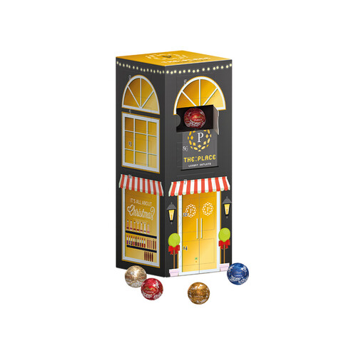 Minikugel Tower Adventskalender, LINDOR Lindt Mini Kugeln bedrucken, Art.-Nr. 1085.00001 Minikugel Tower Adventskalender, LINDOR Lindt Mini Kugeln bedrucken, Art.-Nr. 1085.00001