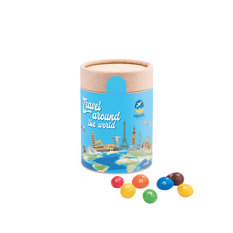 Papierdose Eco Maxi, M&M´s Peanuts bedrucken, Art.-Nr. 1180.00014 Papierdose Eco Maxi, M&M´s Peanuts bedrucken, Art.-Nr. 1180.00014