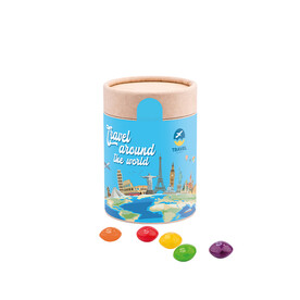 Papierdose Eco Maxi, Skittles Kaubonbon bedrucken, Art.-Nr. 1180.00031