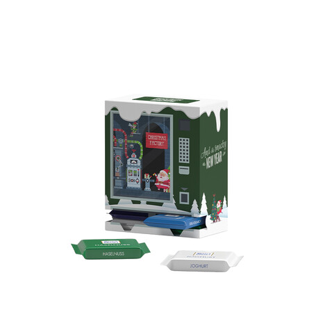Adventsautomat ECO Midi, 24 Ritter SPORT mini bedrucken, Art.-Nr. 1224.00001 Adventsautomat ECO Midi, 24 Ritter SPORT mini bedrucken, Art.-Nr. 1224.00001