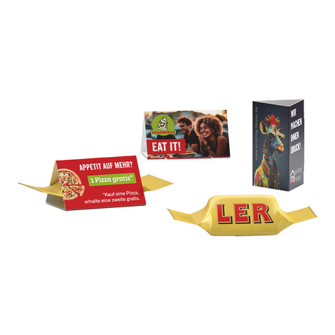 Werbedreieck Mini, Toblerone Tiny 1er bedrucken, Art.-Nr. 1261.00001 Werbedreieck Mini, Toblerone Tiny 1er bedrucken, Art.-Nr. 1261.00001
