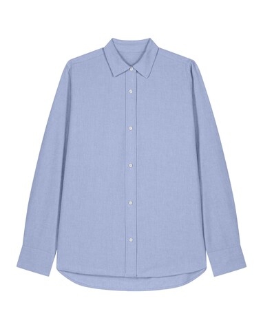 Stella Oxford Shirt - Das Damen-Oxfordhemd - Blue Oxford - XXL bedrucken, Art.-Nr. STWW971C3632X Stella Oxford Shirt - Das Damen-Oxfordhemd - Blue Oxford - XXL bedrucken, Art.-Nr. STWW971C3632X