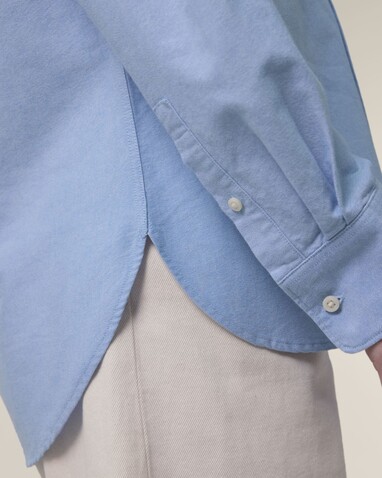 Stella Oxford Shirt - Das Damen-Oxfordhemd - Blue Oxford - XXL bedrucken, Art.-Nr. STWW971C3632X Stella Oxford Shirt - Das Damen-Oxfordhemd - Blue Oxford - XXL bedrucken, Art.-Nr. STWW971C3632X