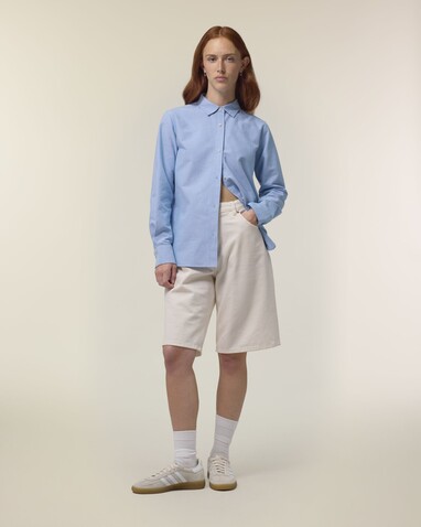 Stella Oxford Shirt - Das Damen-Oxfordhemd - Blue Oxford - XXL bedrucken, Art.-Nr. STWW971C3632X Stella Oxford Shirt - Das Damen-Oxfordhemd - Blue Oxford - XXL bedrucken, Art.-Nr. STWW971C3632X