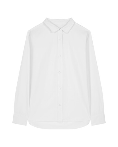 Stella Oxford Shirt - Das Damen-Oxfordhemd - White - XS bedrucken, Art.-Nr. STWW971C001XS