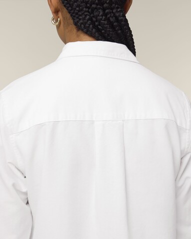 Stella Oxford Shirt - Das Damen-Oxfordhemd - White - XS bedrucken, Art.-Nr. STWW971C001XS