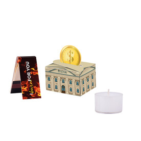 Geschenkbox Mini rund, Teelicht bedrucken, Art.-Nr. 1271.00054