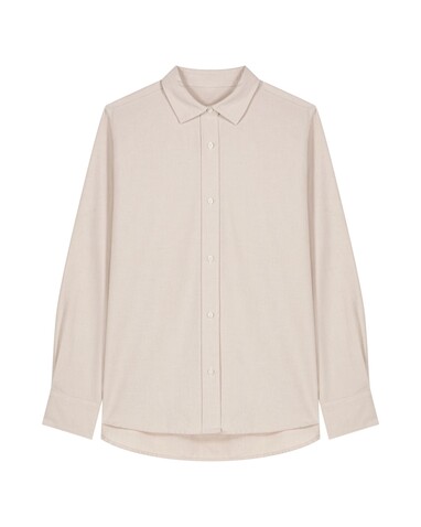 Stella Oxford Shirt - Das Damen-Oxfordhemd - Beige Oxford - M bedrucken, Art.-Nr. STWW971C3621M Stella Oxford Shirt - Das Damen-Oxfordhemd - Beige Oxford - M bedrucken, Art.-Nr. STWW971C3621M
