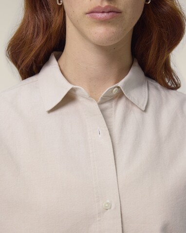 Stella Oxford Shirt - Das Damen-Oxfordhemd - Beige Oxford - XL bedrucken, Art.-Nr. STWW971C3621X Stella Oxford Shirt - Das Damen-Oxfordhemd - Beige Oxford - XL bedrucken, Art.-Nr. STWW971C3621X