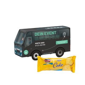 3D-Präsent Bus, KuchenMeister Rührkuchen bedrucken, Art.-Nr. 1297.00025