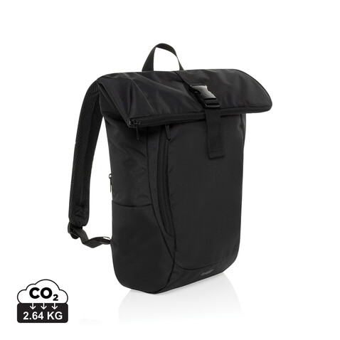 Swiss Peak Aware™ RPET Leonard 15,6"-Laptop-Rucksack schwarz bedrucken, Art.-Nr. P763.4601 Swiss Peak Aware™ RPET Leonard 15,6"-Laptop-Rucksack schwarz bedrucken, Art.-Nr. P763.4601
