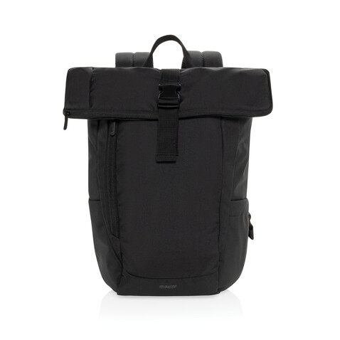 Swiss Peak Aware™ RPET Leonard 15,6"-Laptop-Rucksack schwarz bedrucken, Art.-Nr. P763.4601 Swiss Peak Aware™ RPET Leonard 15,6"-Laptop-Rucksack schwarz bedrucken, Art.-Nr. P763.4601