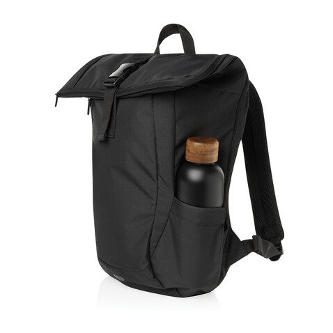 Swiss Peak Aware™ RPET Leonard 15,6"-Laptop-Rucksack schwarz bedrucken, Art.-Nr. P763.4601 Swiss Peak Aware™ RPET Leonard 15,6"-Laptop-Rucksack schwarz bedrucken, Art.-Nr. P763.4601