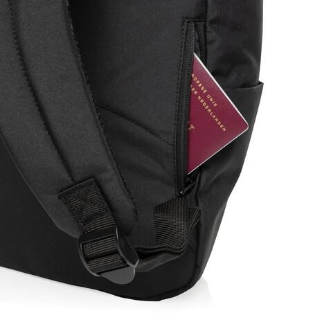 Swiss Peak Aware™ RPET Leonard 15,6"-Laptop-Rucksack schwarz bedrucken, Art.-Nr. P763.4601 Swiss Peak Aware™ RPET Leonard 15,6"-Laptop-Rucksack schwarz bedrucken, Art.-Nr. P763.4601