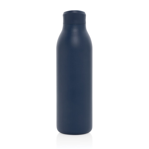 Avira Alok 360 Klick-Wasserflasche aus RCS rec. Stahl, 600ml navy blau bedrucken, Art.-Nr. P438.0925 Avira Alok 360 Klick-Wasserflasche aus RCS rec. Stahl, 600ml navy blau bedrucken, Art.-Nr. P438.0925