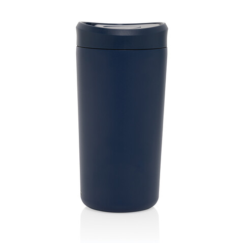 Avira Alix Klickbecher aus RCS rec. Stahl 400ml navy blau bedrucken, Art.-Nr. P438.1025 Avira Alix Klickbecher aus RCS rec. Stahl 400ml navy blau bedrucken, Art.-Nr. P438.1025