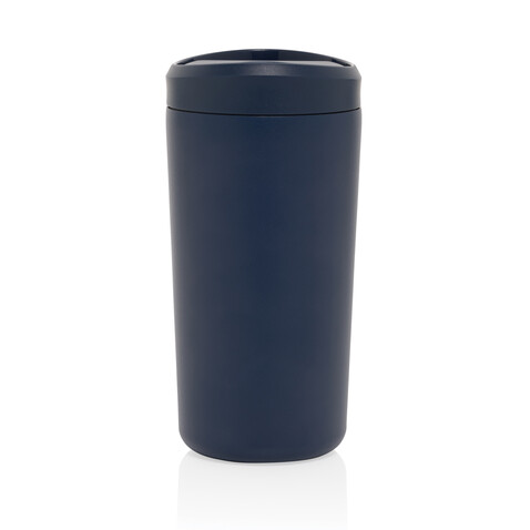 Avira Alix Klickbecher aus RCS rec. Stahl 400ml navy blau bedrucken, Art.-Nr. P438.1025 Avira Alix Klickbecher aus RCS rec. Stahl 400ml navy blau bedrucken, Art.-Nr. P438.1025
