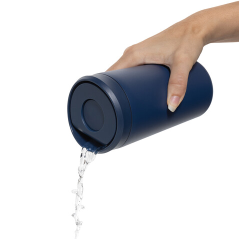 Avira Alix Klickbecher aus RCS rec. Stahl 400ml navy blau bedrucken, Art.-Nr. P438.1025 Avira Alix Klickbecher aus RCS rec. Stahl 400ml navy blau bedrucken, Art.-Nr. P438.1025
