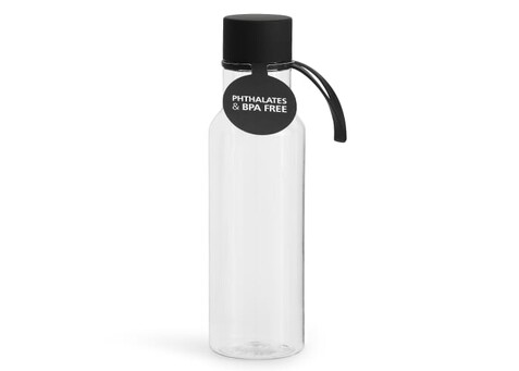 Wasserflasche 600 ml - Weiß/transparent bedrucken, Art.-Nr. LT52040-N0009