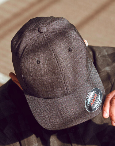 Flexfit Fine Melange Cap, Charcoal, S/M bedrucken, Art.-Nr. 311681301 Flexfit Fine Melange Cap, Charcoal, S/M bedrucken, Art.-Nr. 311681301