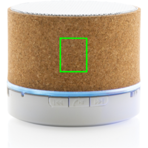Kabelloser 3W-Lautsprecher aus Kork braun bedrucken, Art.-Nr. P329.959 Kabelloser 3W-Lautsprecher aus Kork braun bedrucken, Art.-Nr. P329.959
