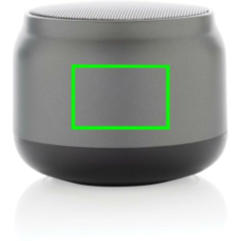 BeatBuddy 3W-Lautsprecher aus RCS recyceltem ABS grau bedrucken, Art.-Nr. P331.0802 BeatBuddy 3W-Lautsprecher aus RCS recyceltem ABS grau bedrucken, Art.-Nr. P331.0802