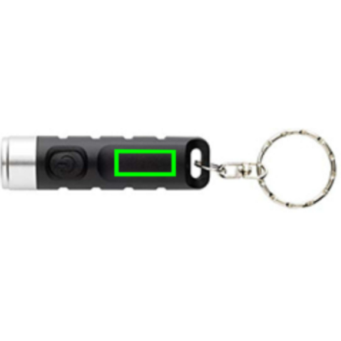 Globix USB Schlüsselanhänger-Taschenlampe aus RCS rABS schwarz bedrucken, Art.-Nr. P514.0201 Globix USB Schlüsselanhänger-Taschenlampe aus RCS rABS schwarz bedrucken, Art.-Nr. P514.0201