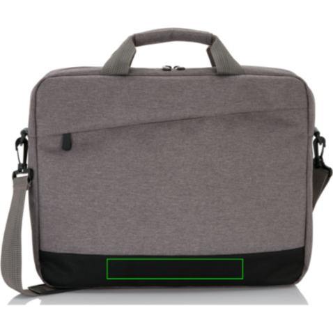 Trend 15” Laptoptasche grau, schwarz bedrucken, Art.-Nr. P732.342 Trend 15” Laptoptasche grau, schwarz bedrucken, Art.-Nr. P732.342